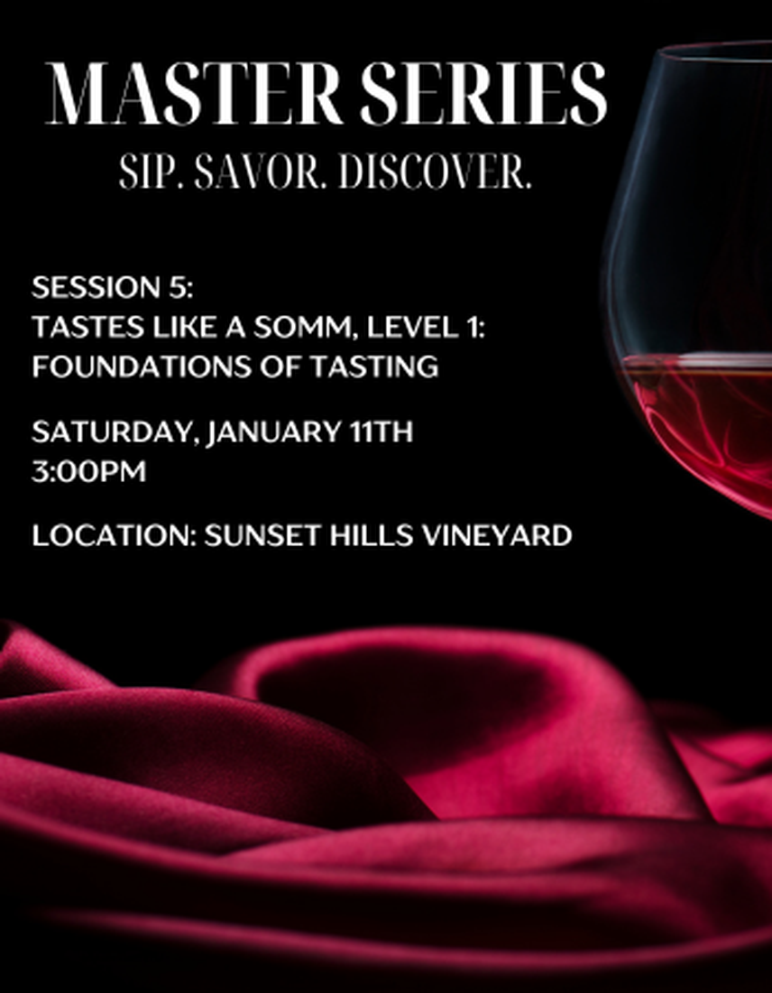 Taste Like a Sommelier, Level 1: Foundations of Tasting (3:00pm)